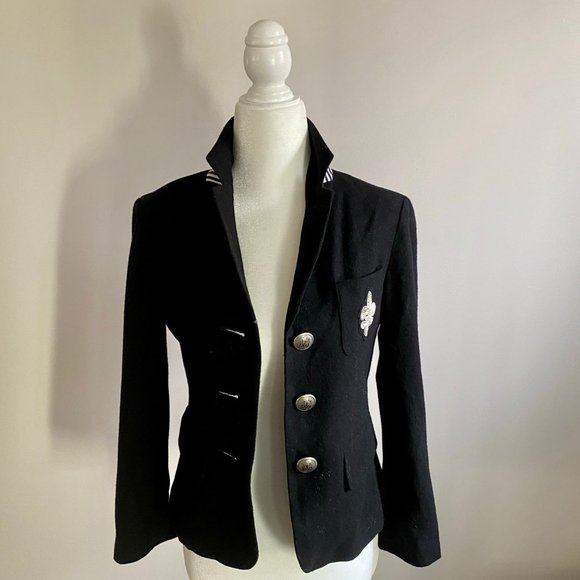 Club Monaco Jackets & Blazers - Club Monaco- Wool Blazer- Striped Collar- XS